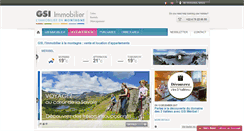Desktop Screenshot of gsi-immobilier.com